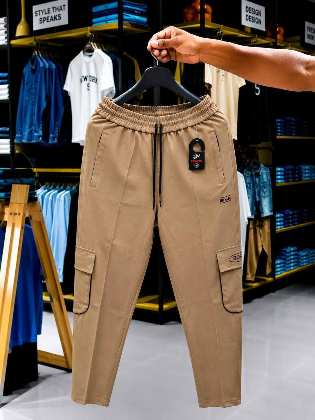Premium Slim Fit Trousers Main image